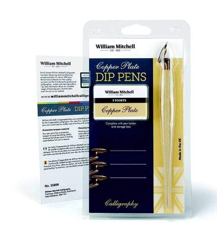 Wm. Mitchell Copper Plate Pen Card 35806