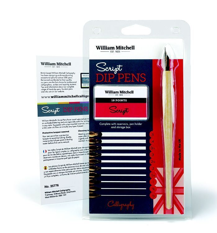 Wm. Mitchell Script Pen Card 35776