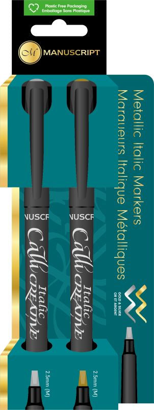 Callicreative Gold & Silver 2 Pack Metallic By Manuscript