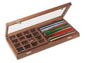 Manuscript Wooden Penholder & Nib Display Mdis185Nib1Ld