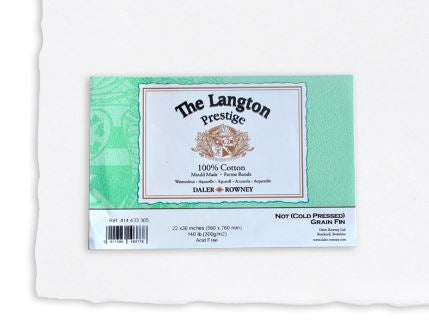 DALER-ROWNEY Langton Prestige Wc Cold Pressed Sheet 30X22" 300G