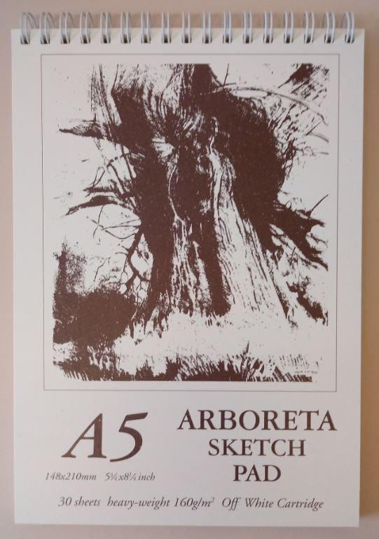 Arboreta Spiral Sketch Pad A5 (Off - White)
