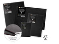A5 Landscape Soft Sketch Book 20 Sh White Paper Black Cover