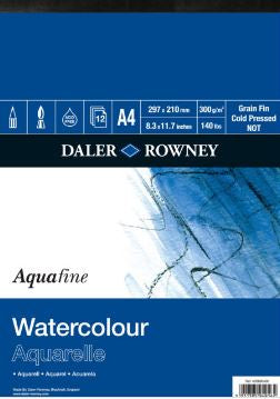 DALER-ROWNEY Aquafine Wc Texture Pad A4 300G 12Sh