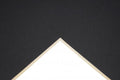 DALER-ROWNEY Cream Core Mountboard A1 Charcoal Black