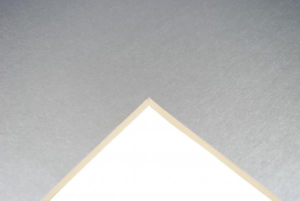 DALER-ROWNEY Cream Core Mountboard A1 Metallic Silver