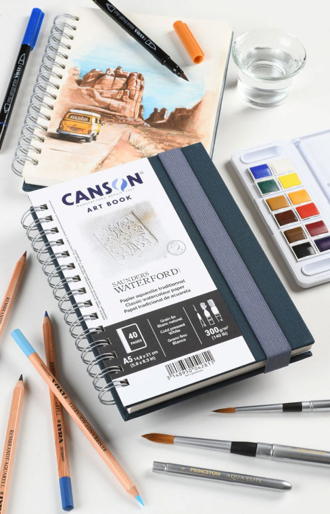 CANSON Art Book Wb Saunders Waterford Portrait A5 300G 20Sh