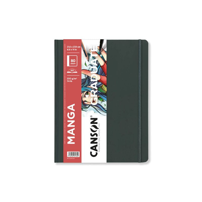CANSON Graduate Hb Book Manga Portrait 40Sh 200G 21.6X27.9