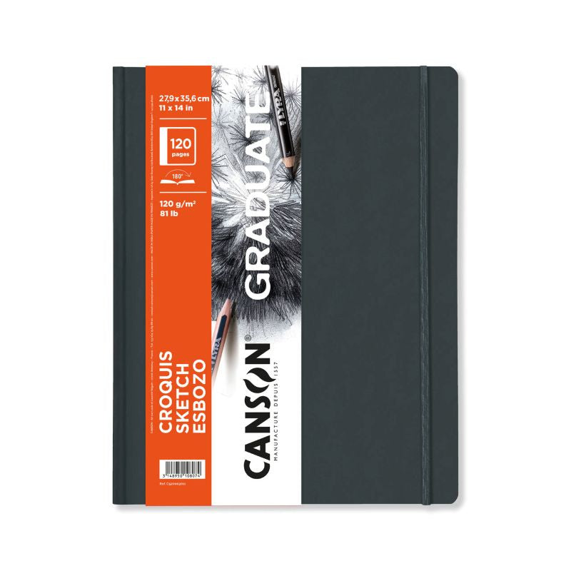 CANSON Graduate Sketch Hb Book 60Sh 27.9X35.6 120G Portrait