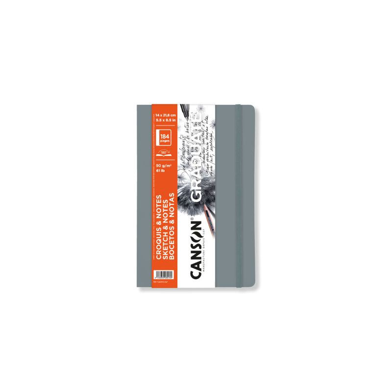 CANSON Graduate Sb Book Sketch & Notes Light Grey 92Sh 90G 14.X21.6