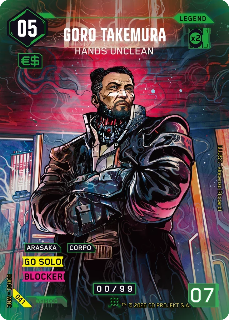Goro Takemura: Hands Unclean — Edgerunner Open S 1 / 041 / Nova Rare