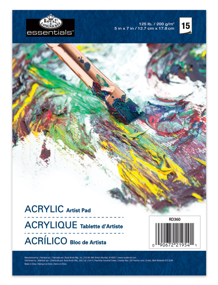 Royal & Langnickel Acrylic Artist Pad 5 X 7 Rd360