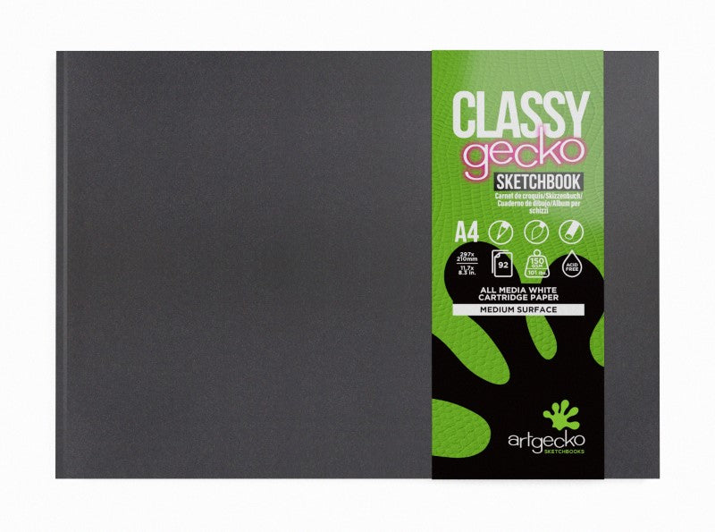 A4 Landscape Casebound Classy Hardback Sketchbook Gec705