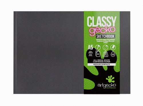 A5 Landscape Casebound Classy Hardback Sketchbook Gec703