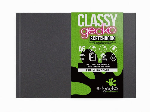A6 Landscape Casebound Classy Hardback Sketchbook Gec701