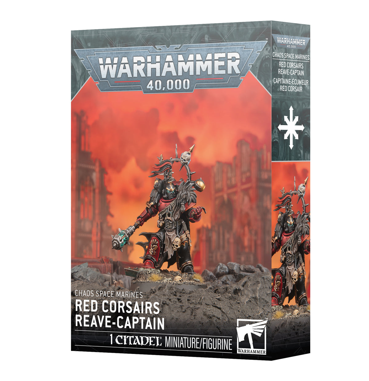Red Corsairs Reave-Captain — official Games Workshop product image