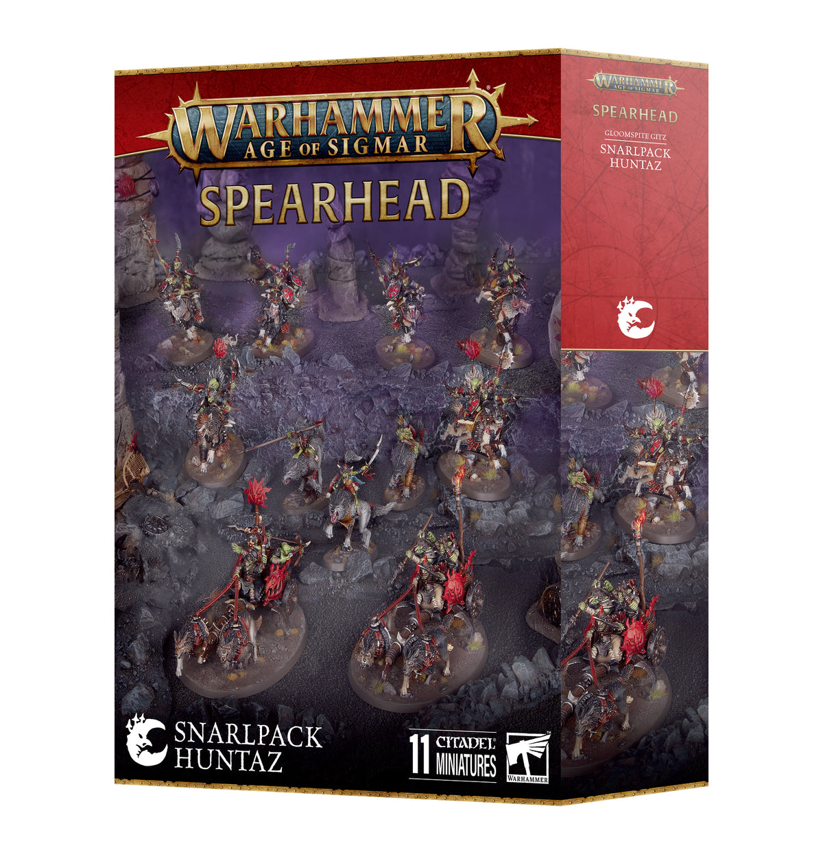 Spearhead: Gloomspite Gitz – Snarlpack Huntaz — official Games Workshop product image