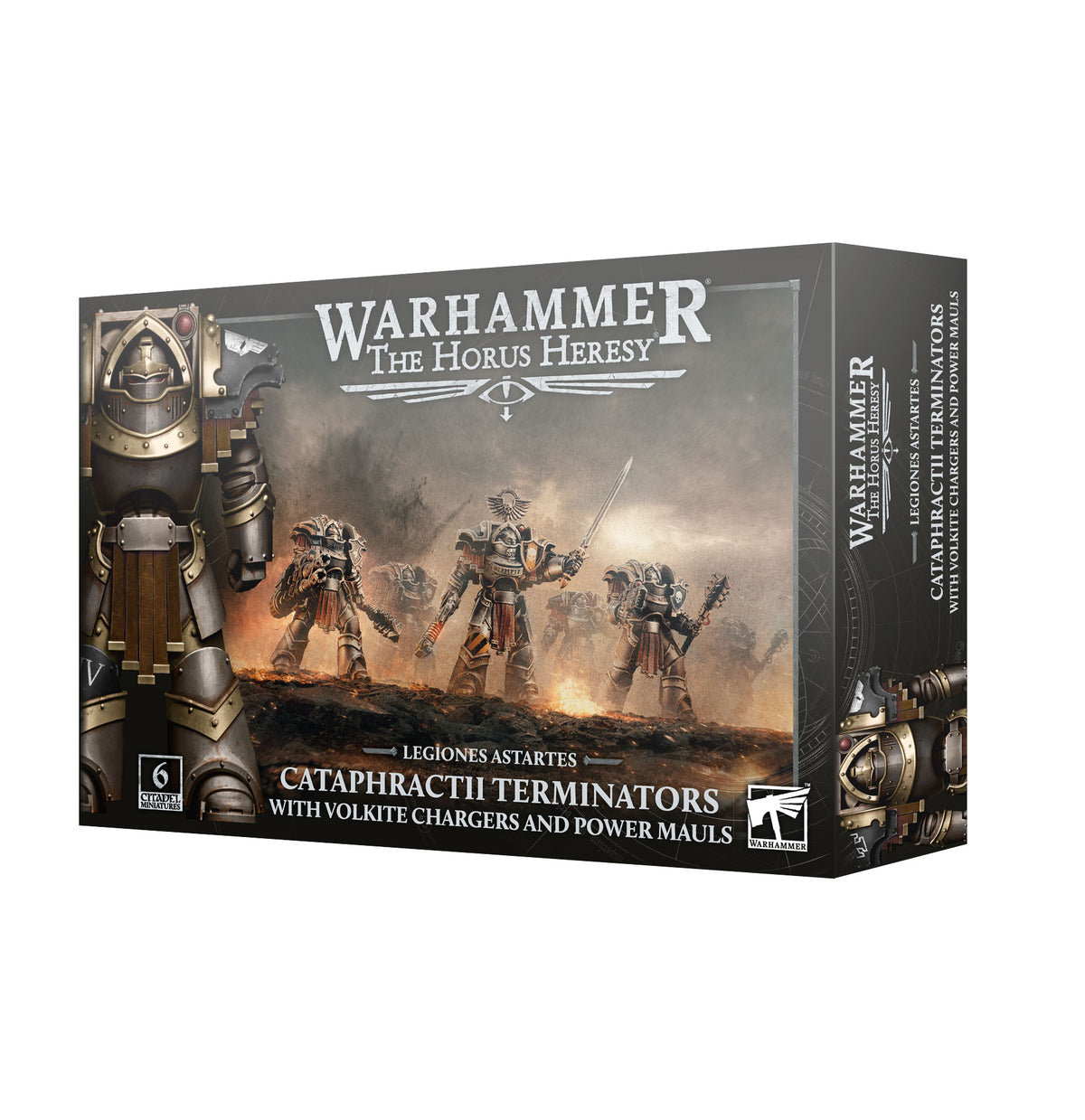 Cataphractii Terminators with Volkite Chargers and Power Mauls — official Games Workshop product image