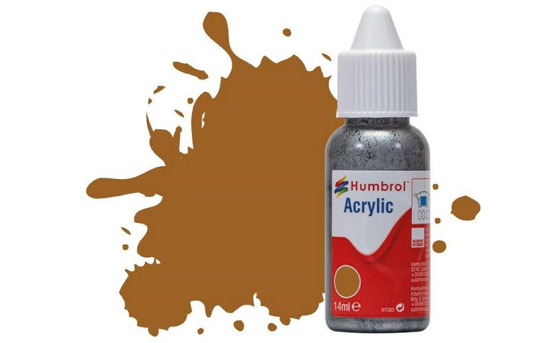 Humbrol Acrylic 12 Copper Metallic 14 ml Dropper