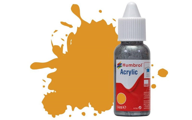 Humbrol Acrylic 54 Brass Metallic 14 ml Dropper