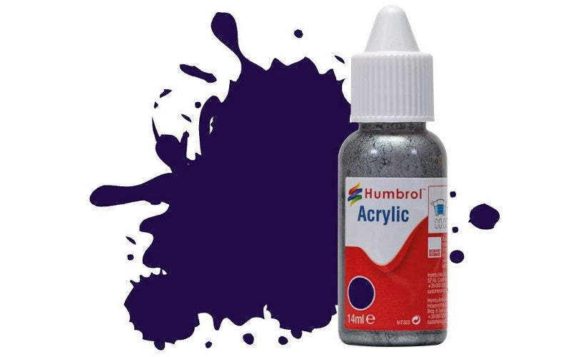 Humbrol Acrylic 68 Purple Gloss 14 ml Dropper
