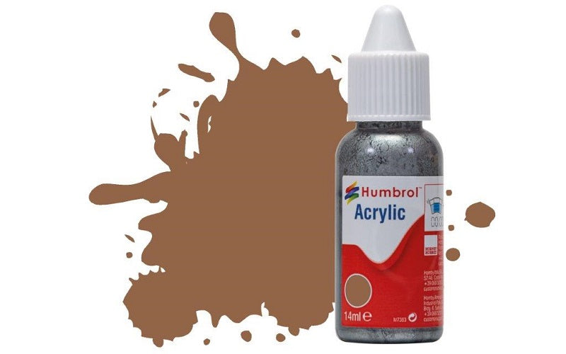 Humbrol Acrylic 110 Natural Wood Matt 14 ml Dropper