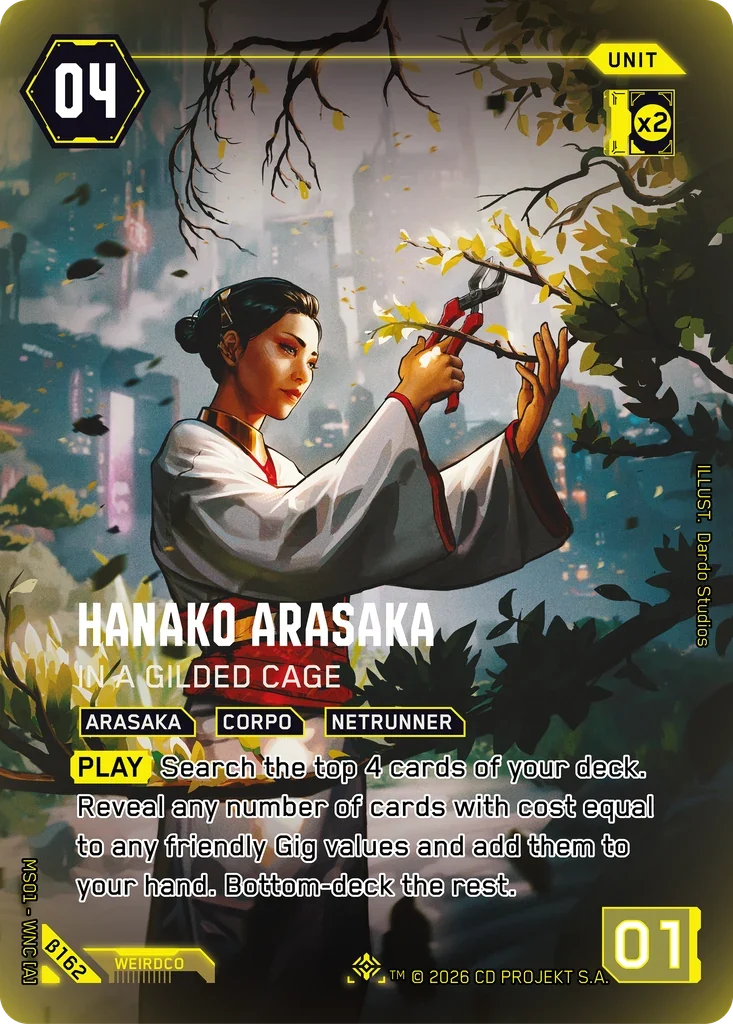 Hanako Arasaka: In a Gilded Cage — Welcome to Night City — Beta / β162 / Iconic Other