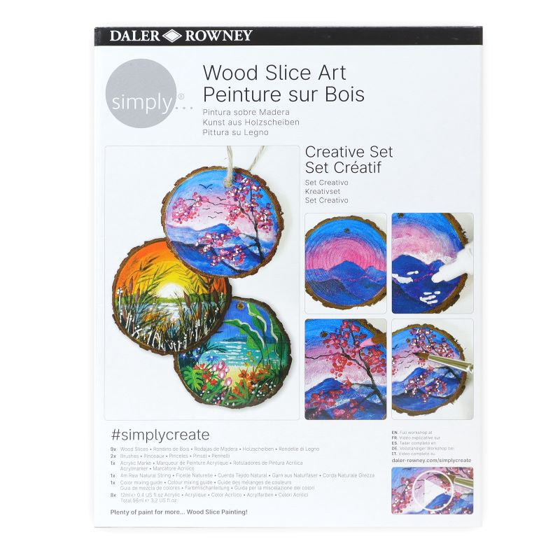 DALER-ROWNEY Simply Wood Painting Creative Set