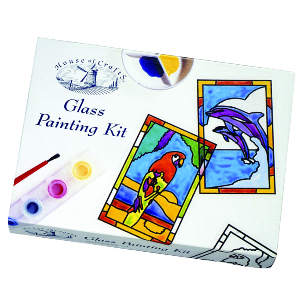 House Of Crafts -Glass Painting Kit