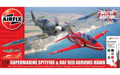 Airfix A50187 Best Of British Spitfire And Hawk A50187