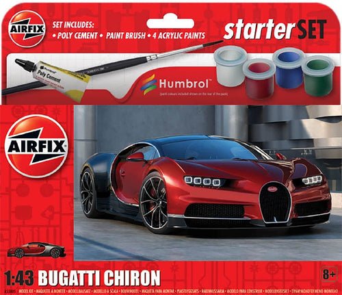Airfix A55005 Bugatti Chiron Small Starter Set
