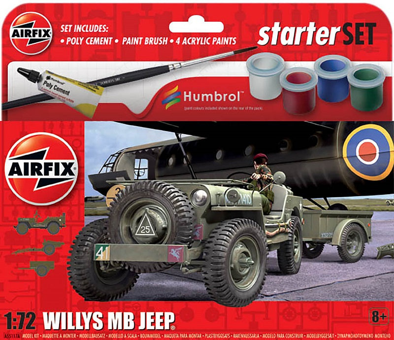 Airfix A55117A Willys Mb Jeep Hanging Gift Set