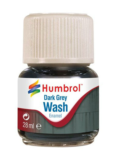Humbrol Dark Grey Enamel Wash 28 ml Av0204