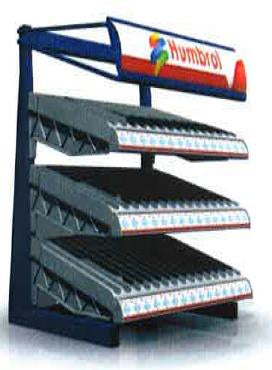 Humbrol Tinlet Stand 3 Tier 270 Tinlets (45 Top Colours)