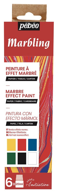 Pébéo Marbling Initiation Set 6X20 ml 756495