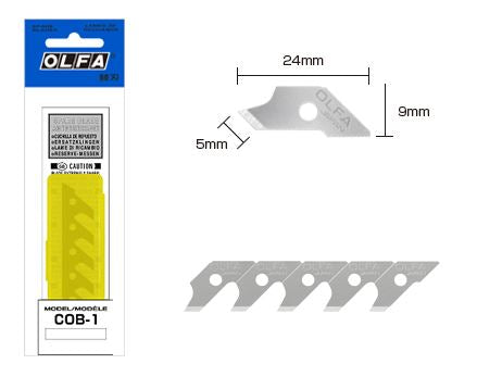 15 Olfa Spare Blades For Cmp-1