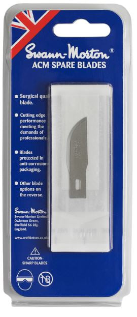 Swann Morton Acm Blades No 22 (Pack 5) For Acm22 & M528 9142