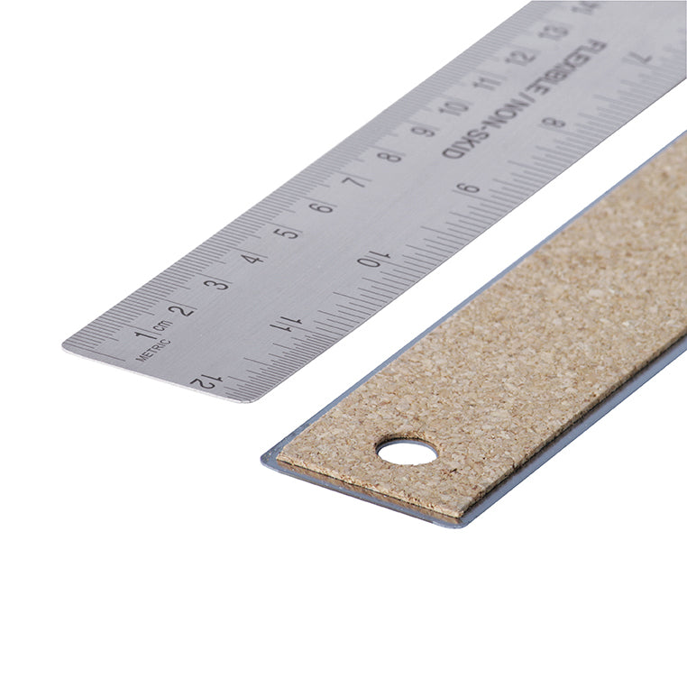 Stainless Steel Non-Slip Ruler - 18"