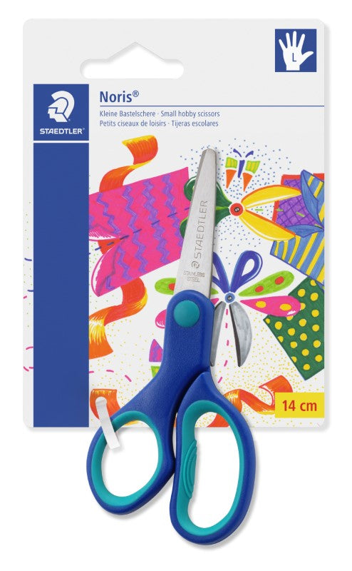 Staedtler Noris Scissors Left Hand 14 cm B/Card 965 14Lnbk