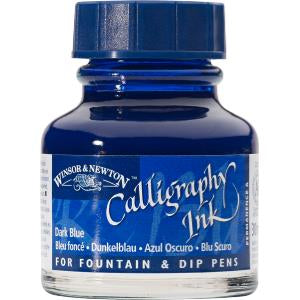 Winsor & Newton Dark Blue Calligraphy Ink 30 ml 1111222