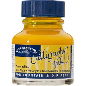 Winsor & Newton Winsor Yellow Calligraphy Ink 30 ml