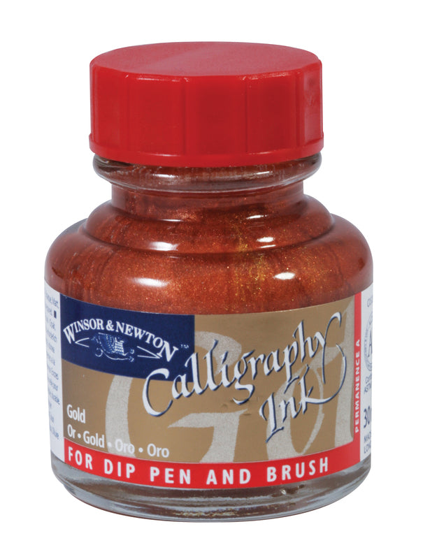 Winsor & Newton Calligraphy Ink 30 ml - Gold 1110283
