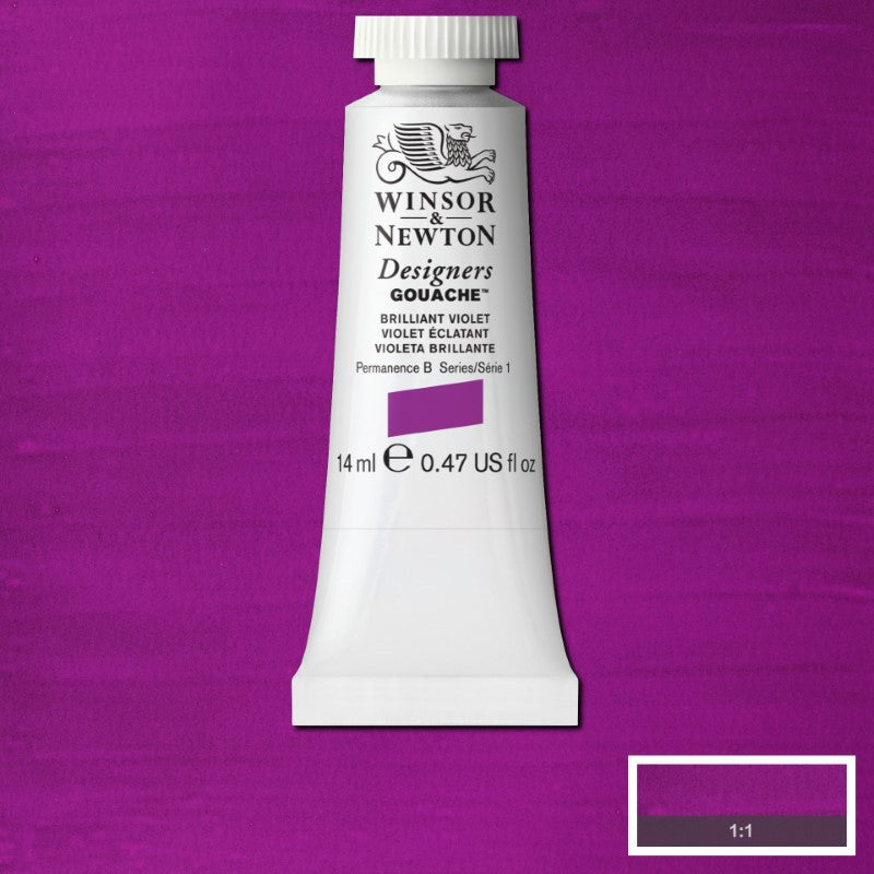Winsor & Newton Designers Gouache 14 ml - Brilliant Violet 0605052