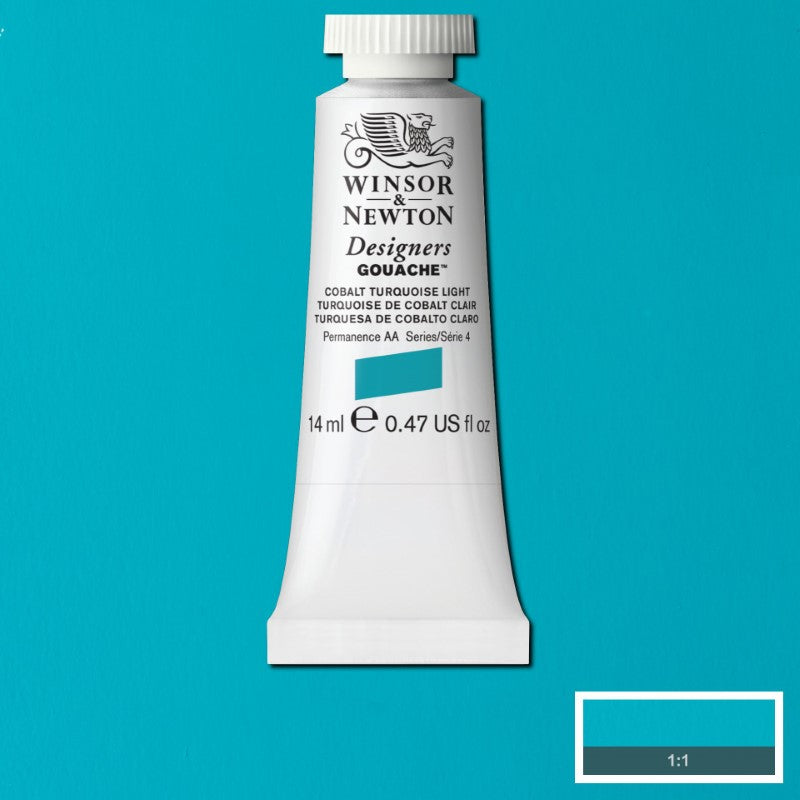Winsor & Newton Designers Gouache 14M Cobalt Turquoise Light 8840473