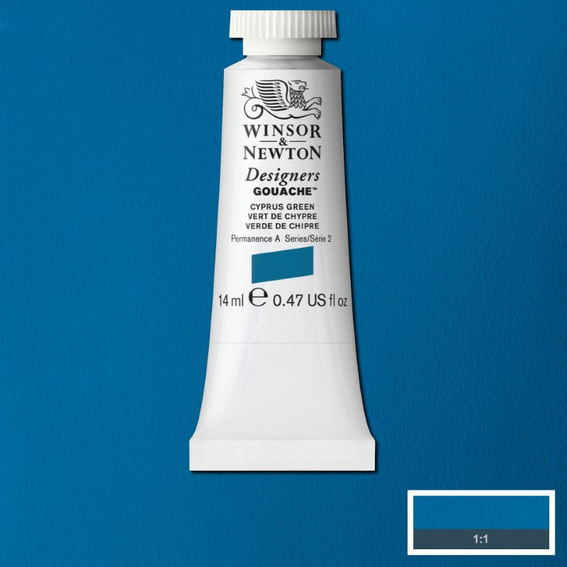 Winsor & Newton Designers Gouache 14 ml - Cyprus Green 0605211