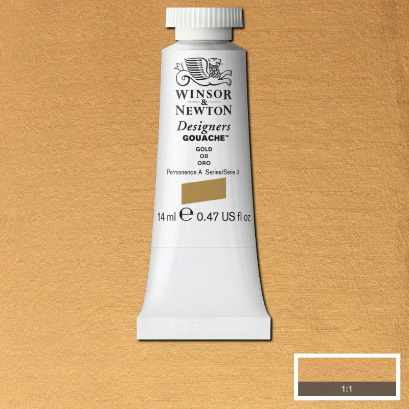 Winsor & Newton Designers Gouache 14 ml - Gold (Imitation) 0605283