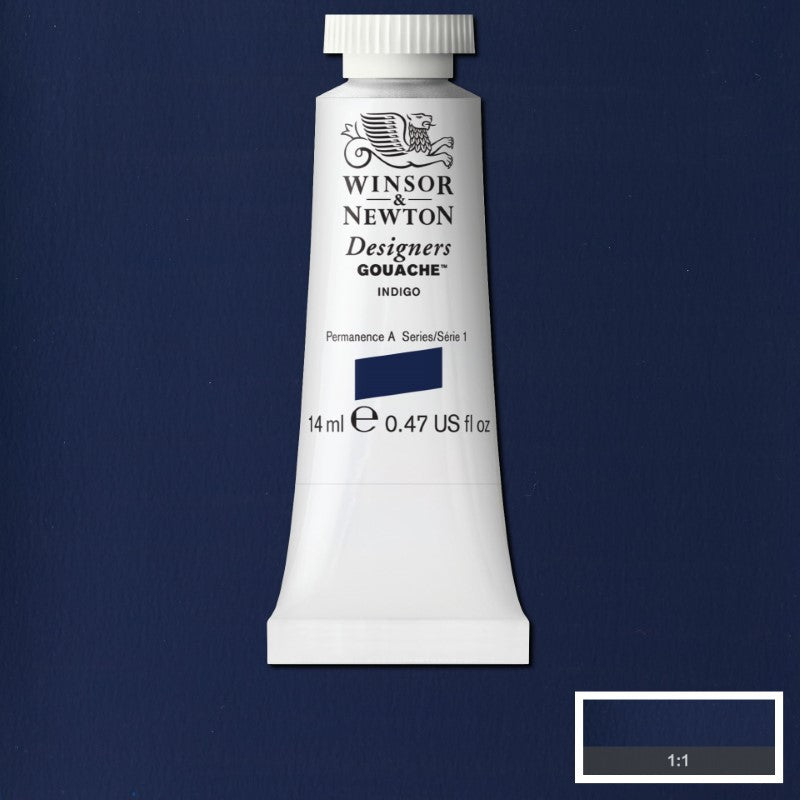 Winsor & Newton Designers Gouache 14 ml - Indigo 0605322