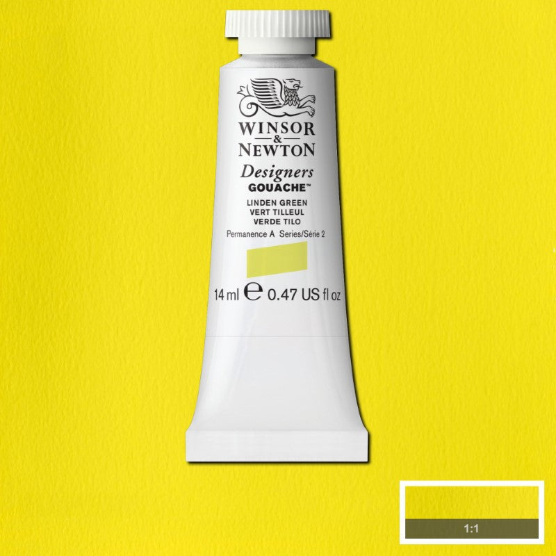 Winsor & Newton Designers Gouache 14 ml - Linden Green 0605369