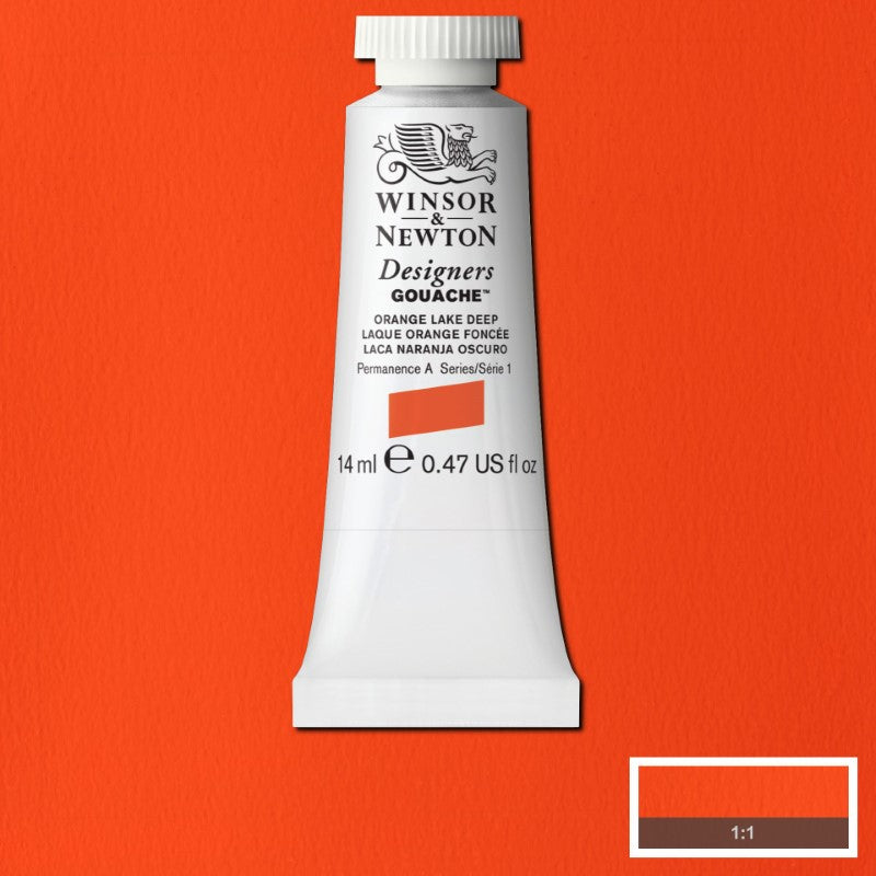 Winsor & Newton Designers Gouache 14 ml - Orange Lake Deep 0605452