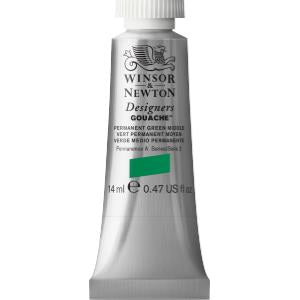 Winsor & Newton Designers Gouache 14 ml - Perm Green Middle 0605484